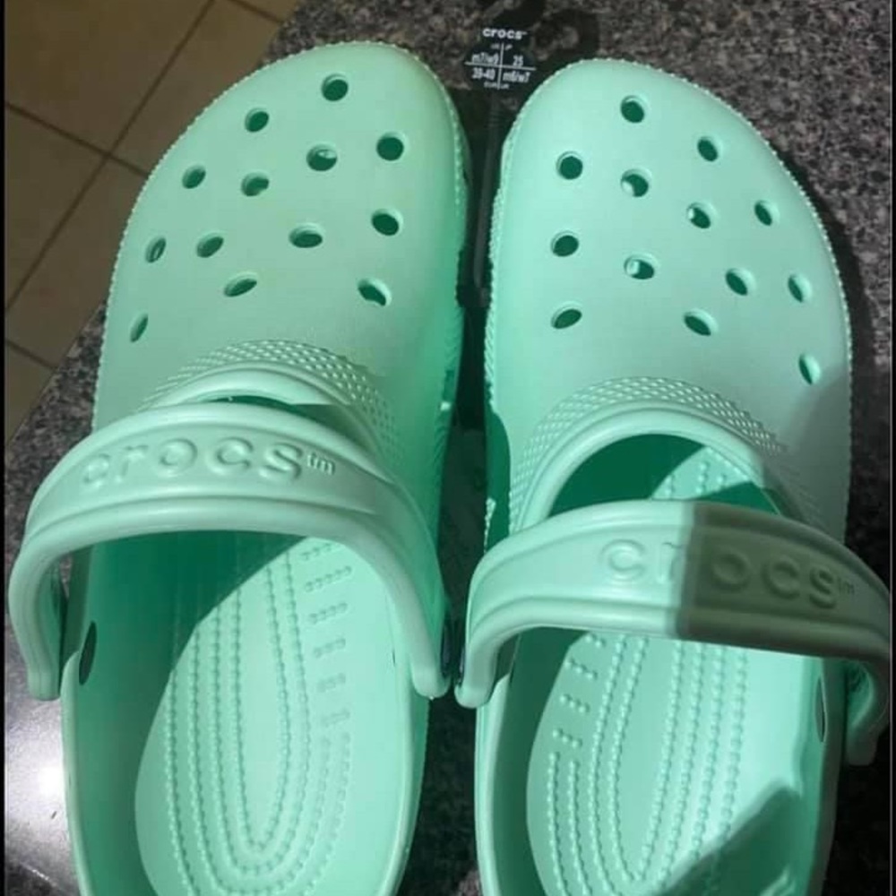 Mint Crocs